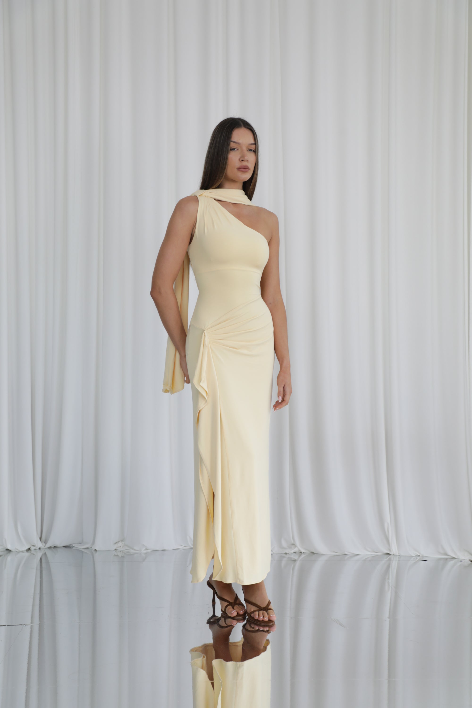 Astoria Maxi Dress with Multiway Scarf