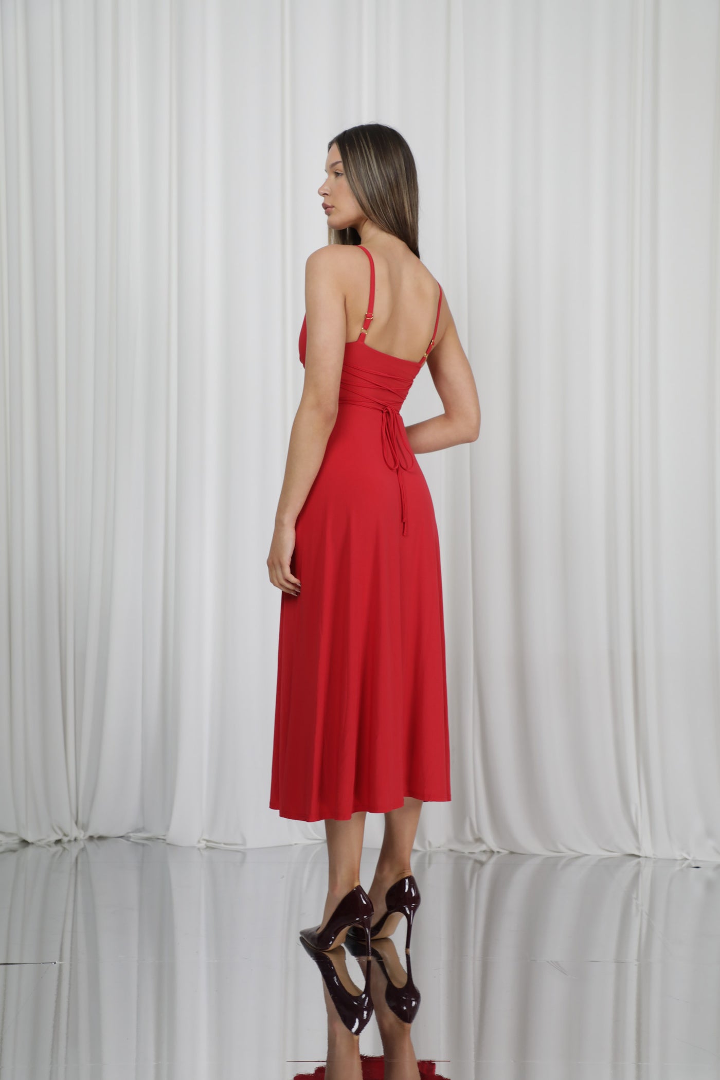 Lulah Drape Maxi Dress