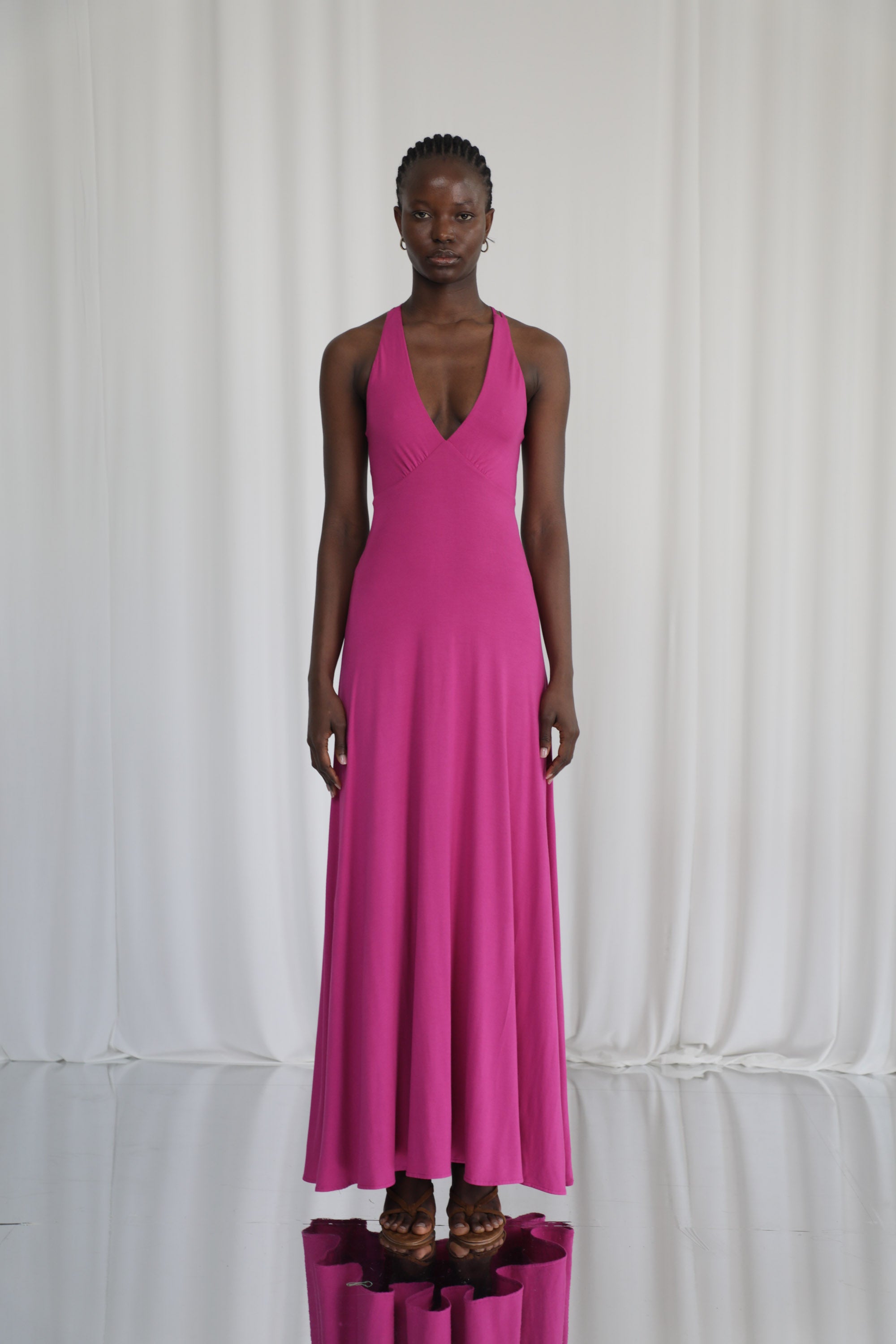 Nova Plunge Maxi Dress