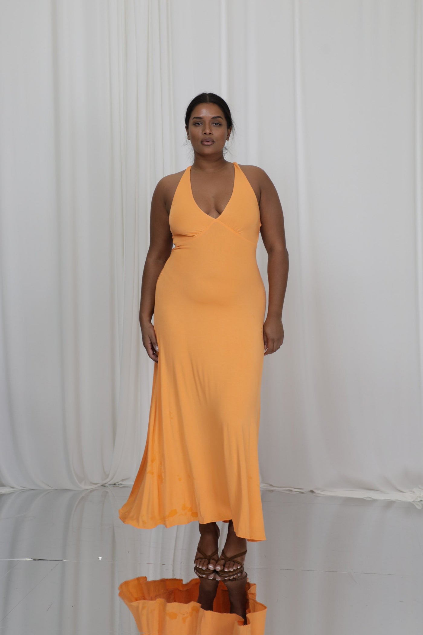 Nova Plunge Maxi Dress