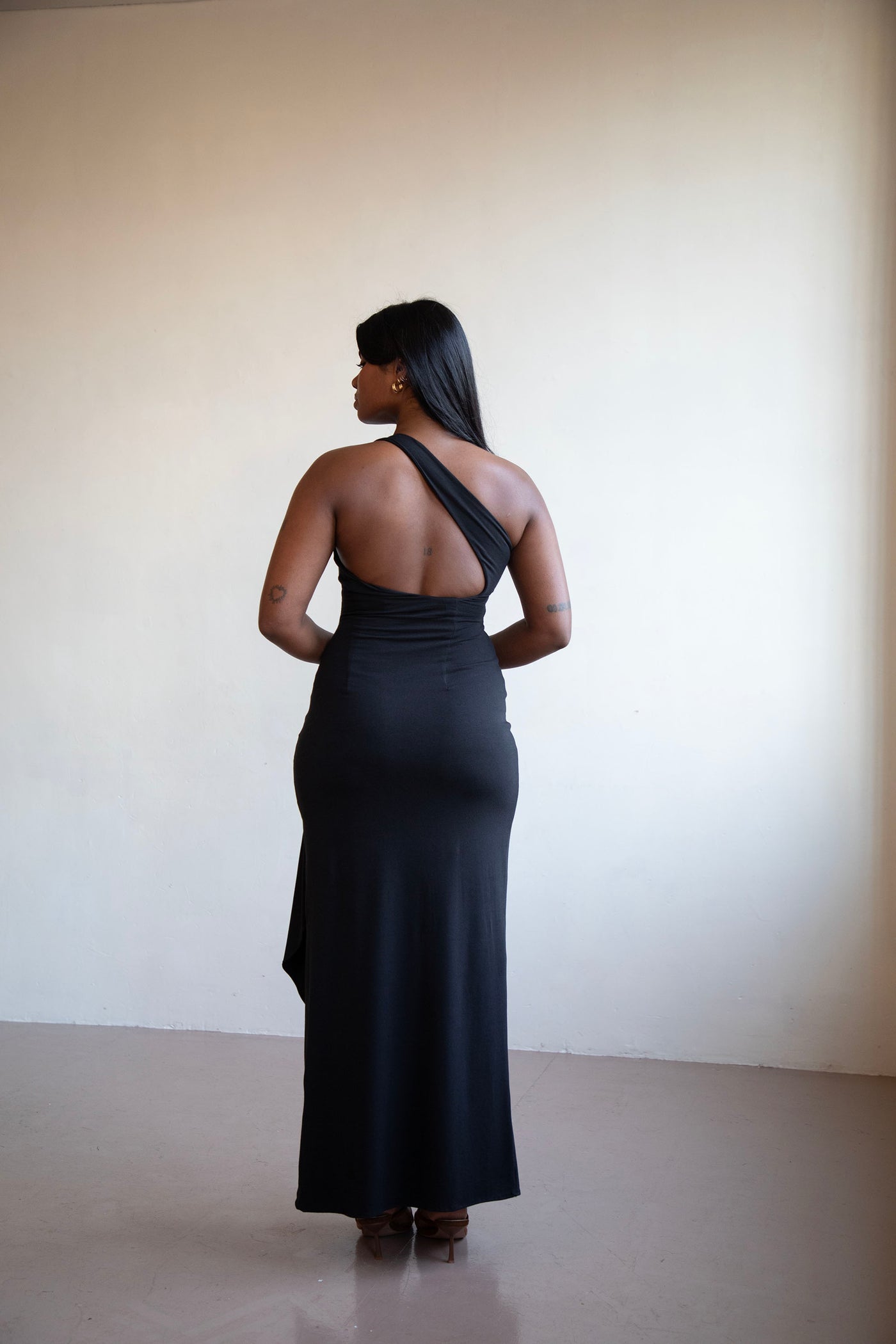Ashdown Asymmetric Maxi Dress