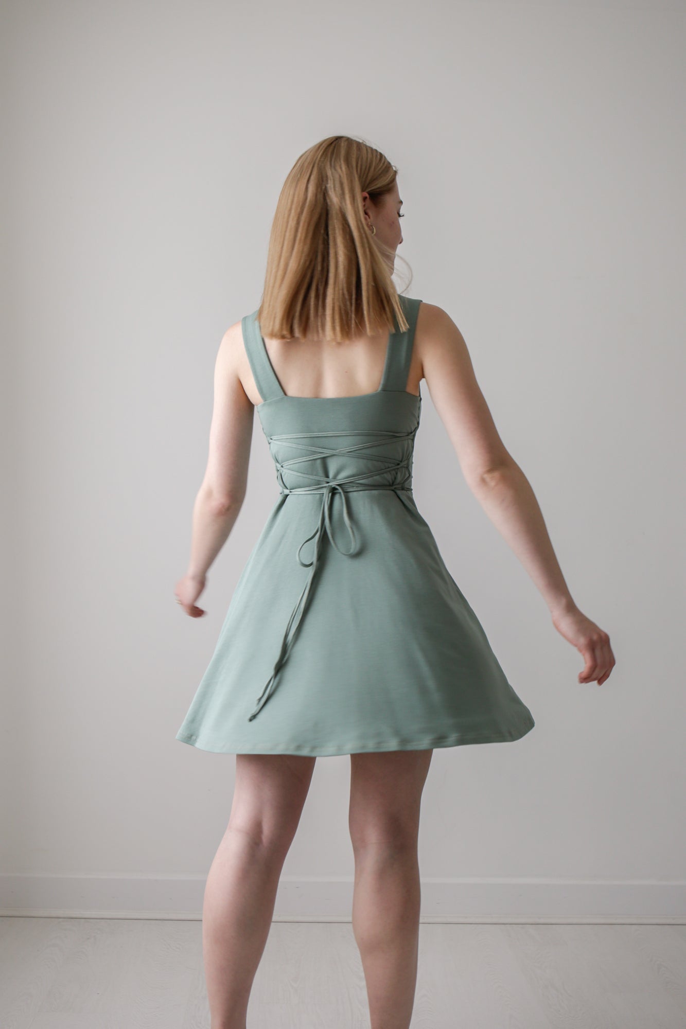 Audrey Mini Dress in Organic Bamboo