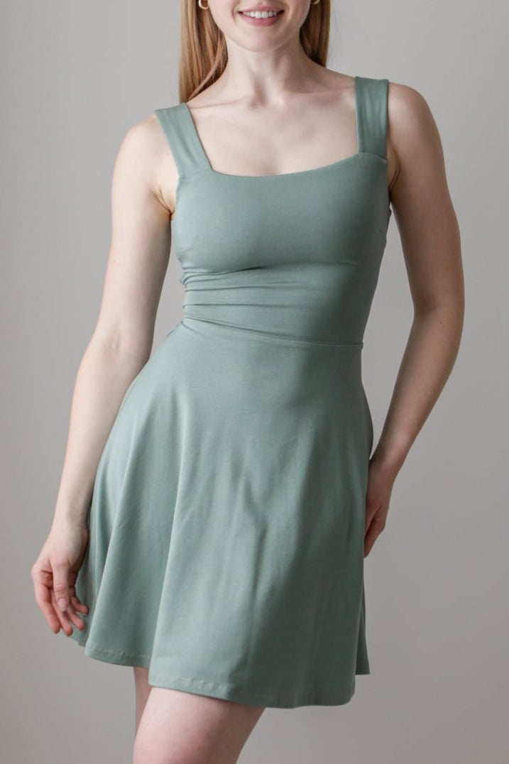 Audrey Mini Dress in Organic Bamboo