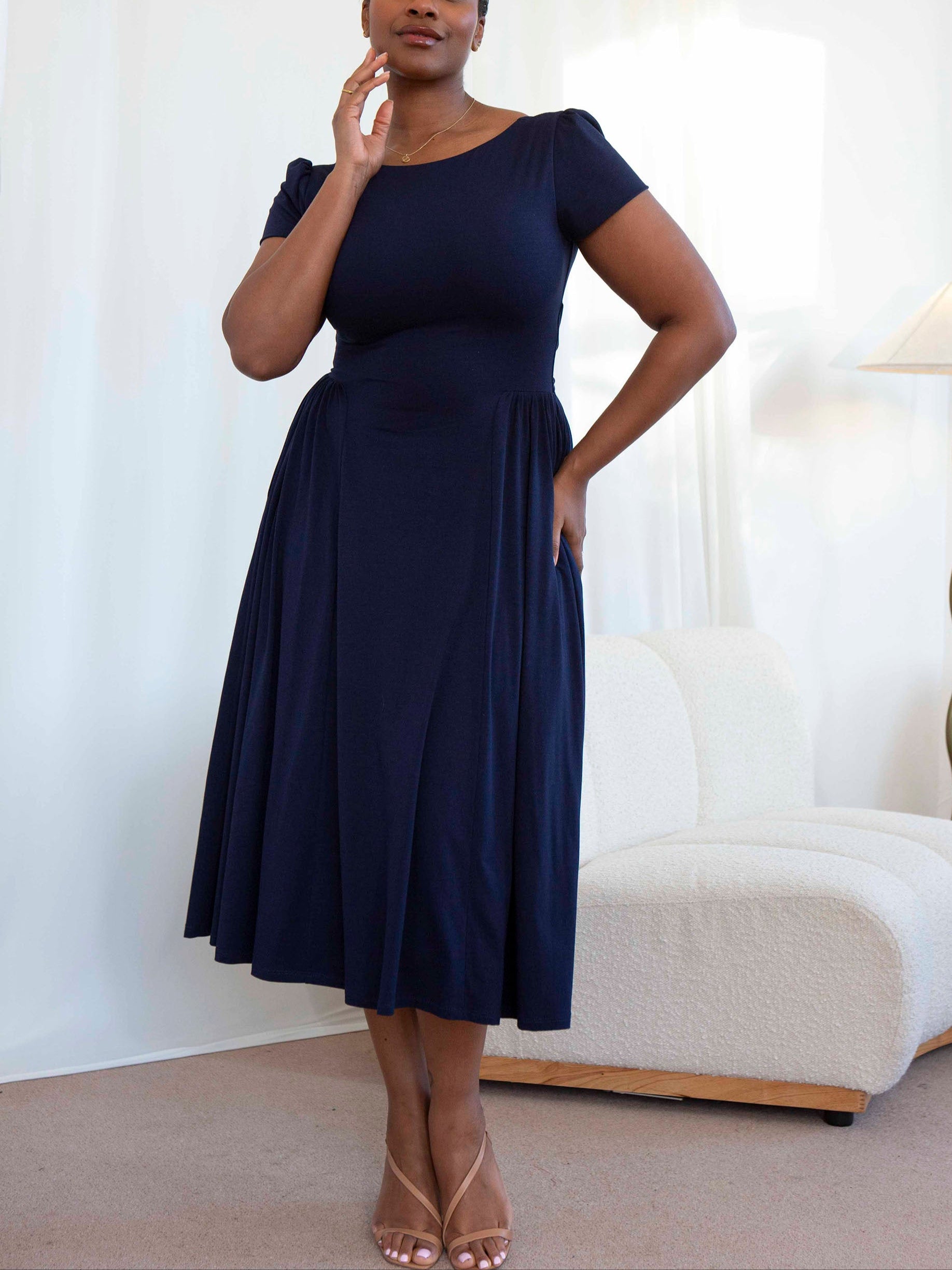 Emmie Viscose Maxi Dress Old Rose