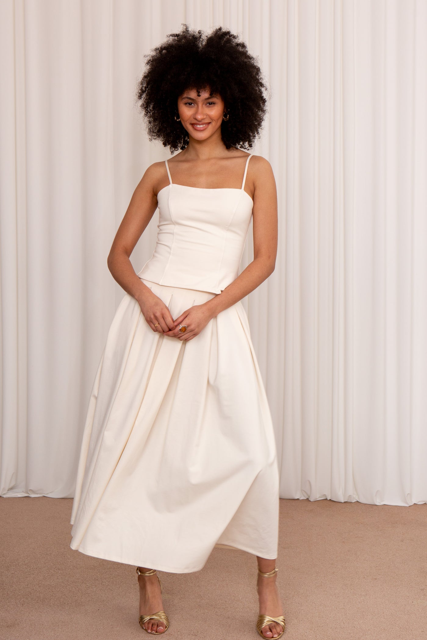 Fletcher Pleated Skirt