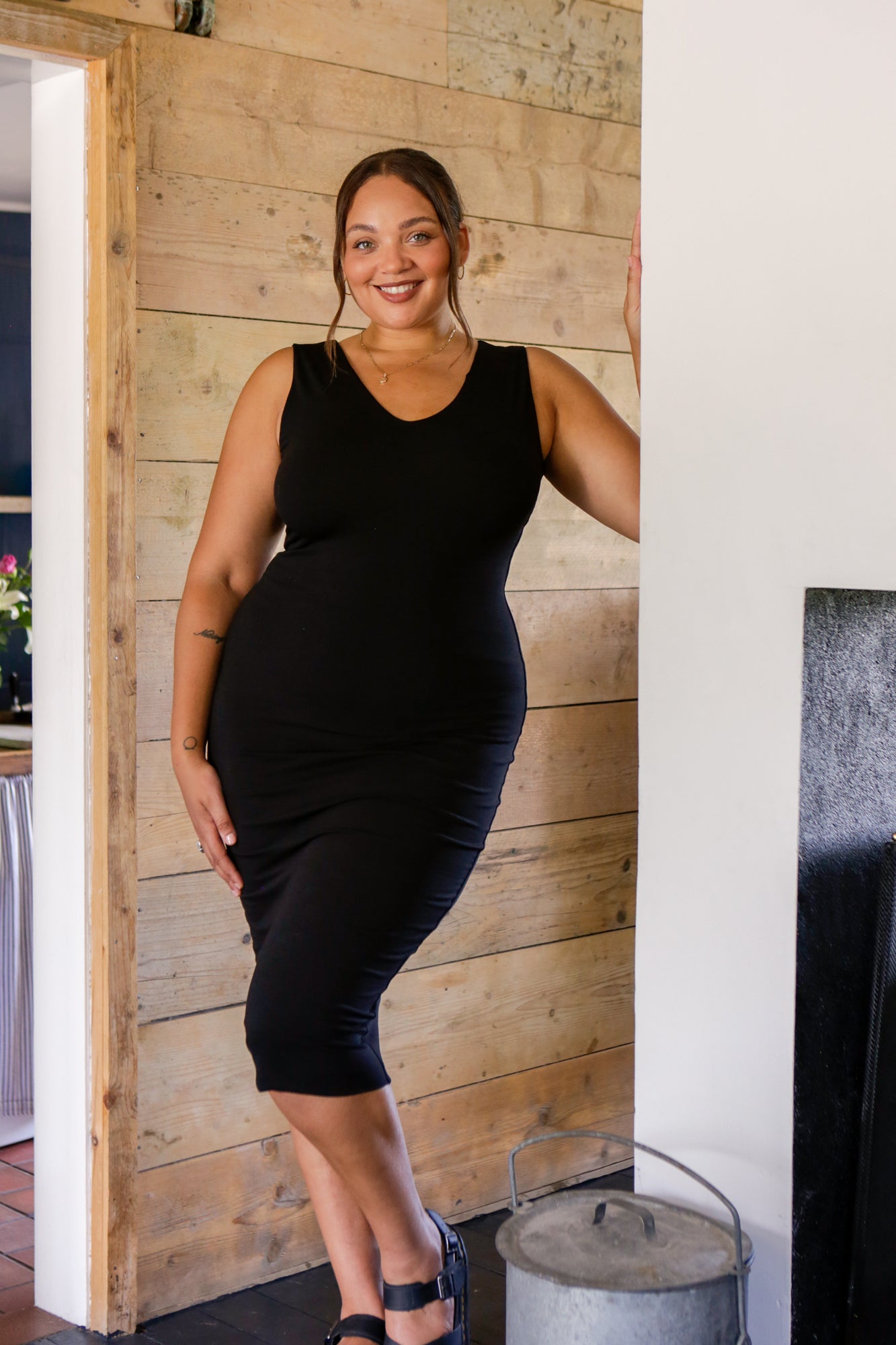 Forever Reversible Bodycon Dress in Organic Bamboo