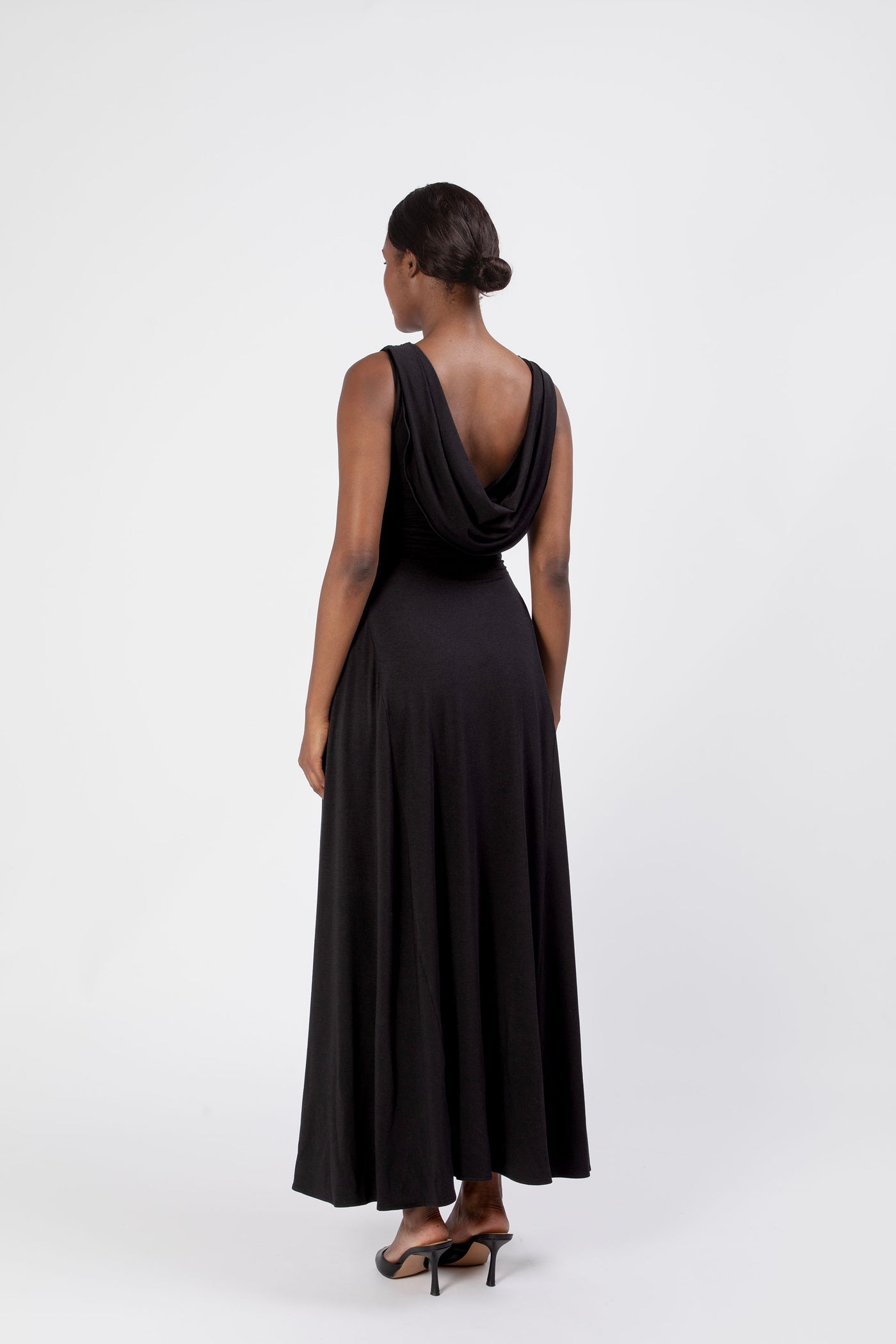 Gaia Reversible Neckline Maxi Dress