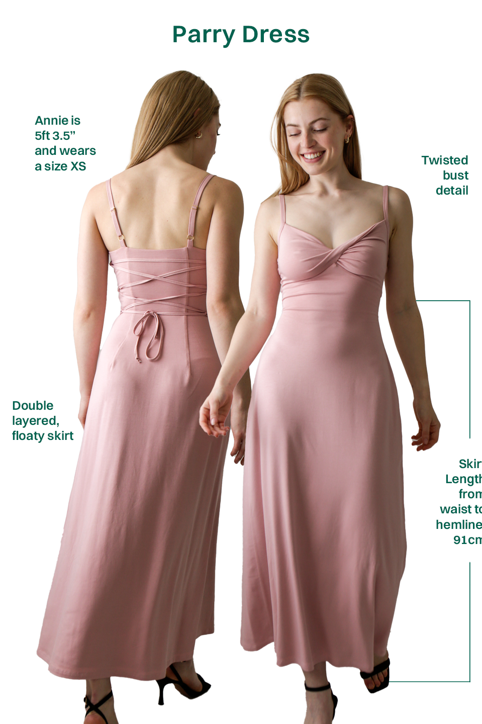 Parry Midi Dress in Organic Bamboo