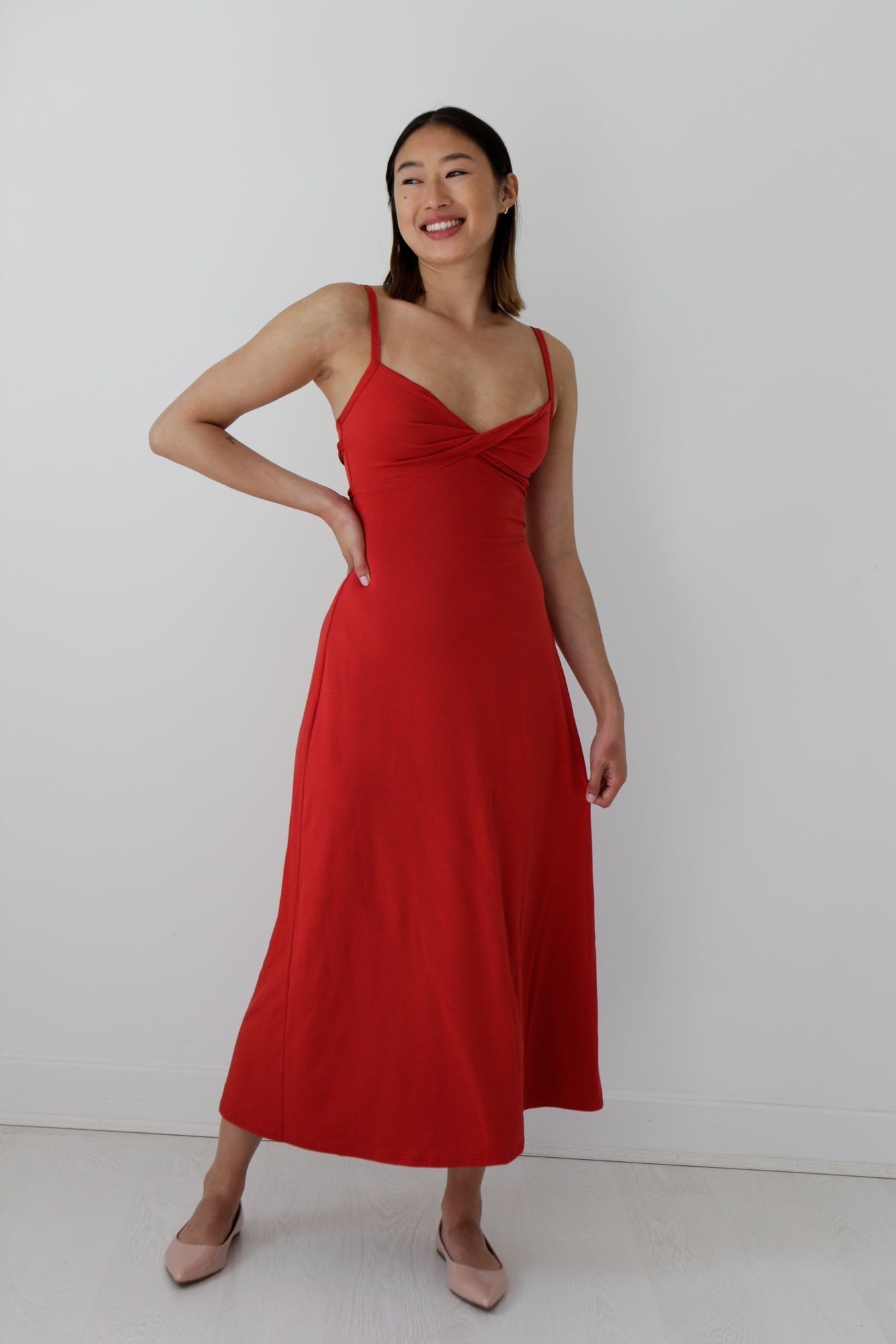 Parry Midi Dress in Organic Bamboo