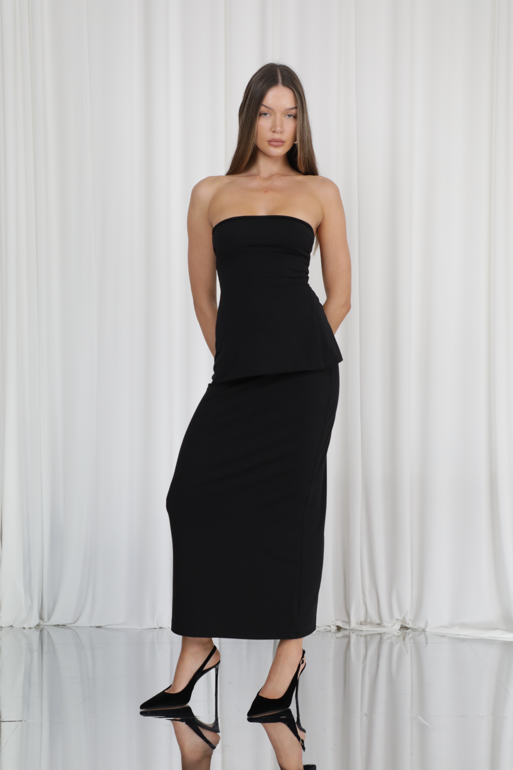 Sloane Column Maxi Skirt