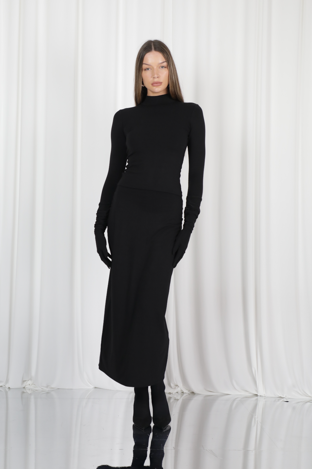 Theo Turtleneck Long Sleeve Top