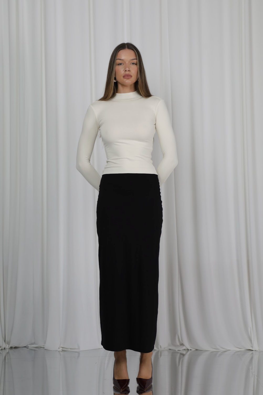 Theo Turtleneck Long Sleeve Top