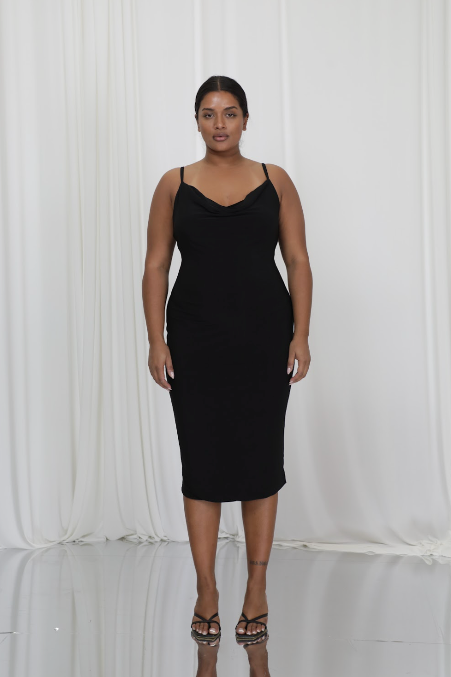 Dorset Drape Dress with Built-In Bra