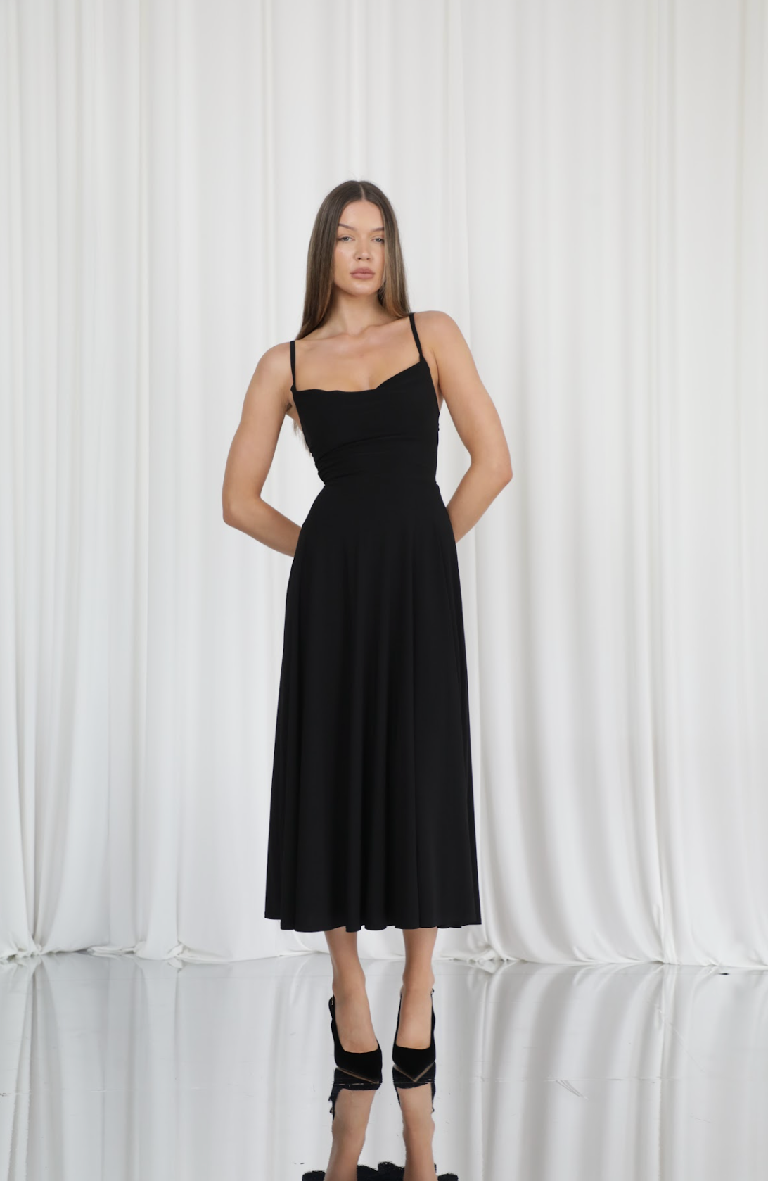 Lulah Drape Maxi Dress