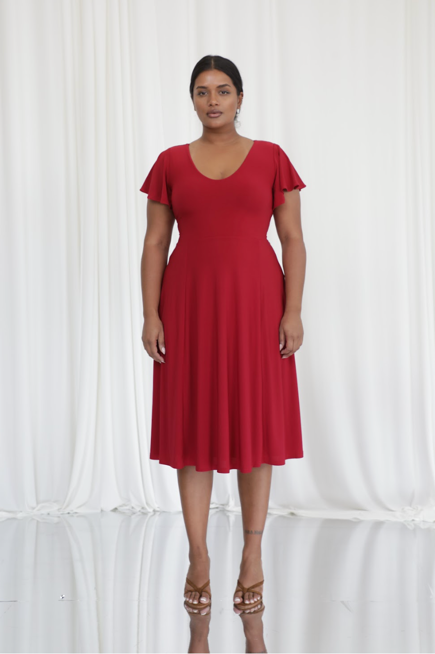 Ava Reversible Midi Dress