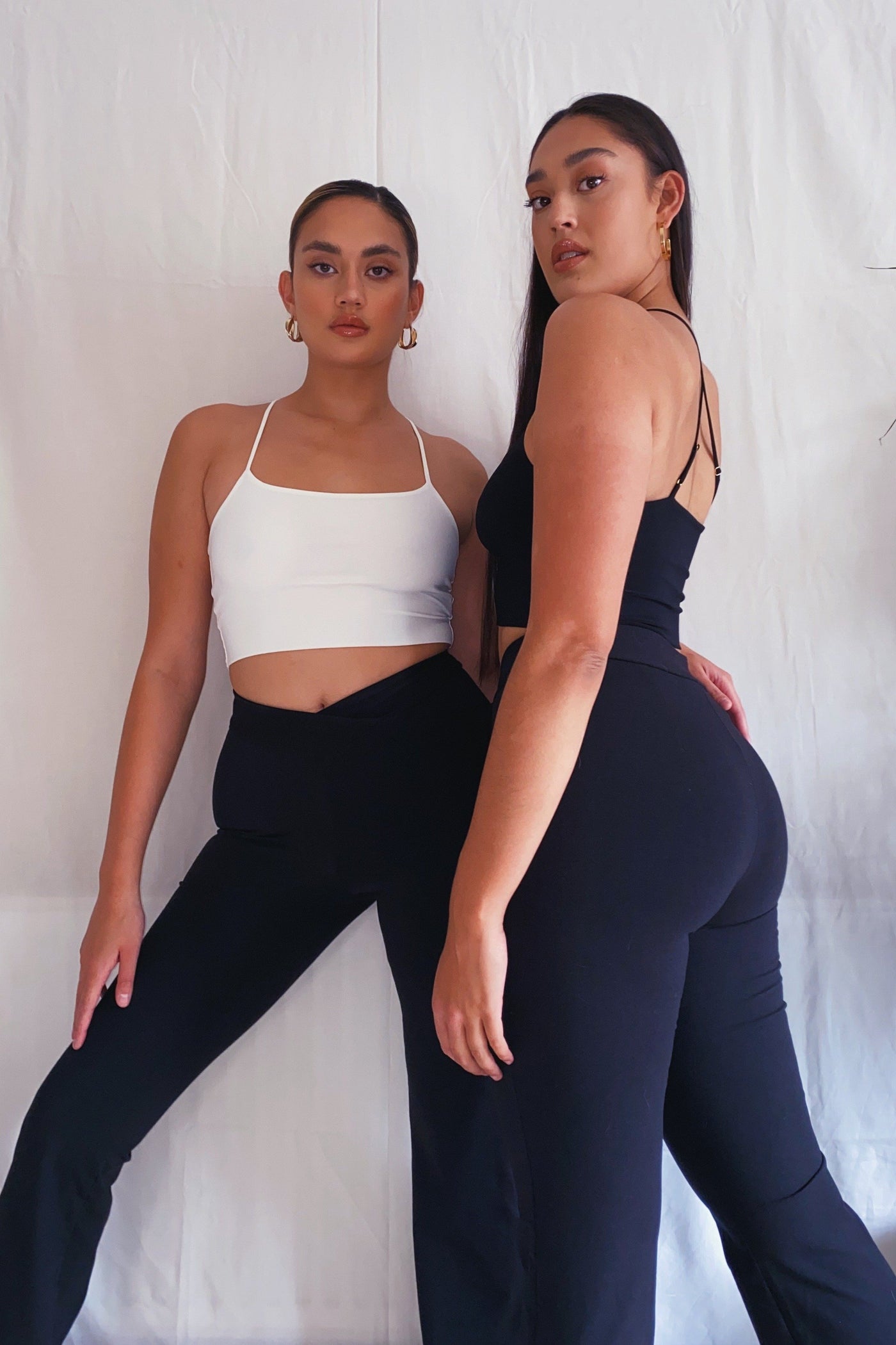 Bamboo Trousers with V-Front - Petite Length