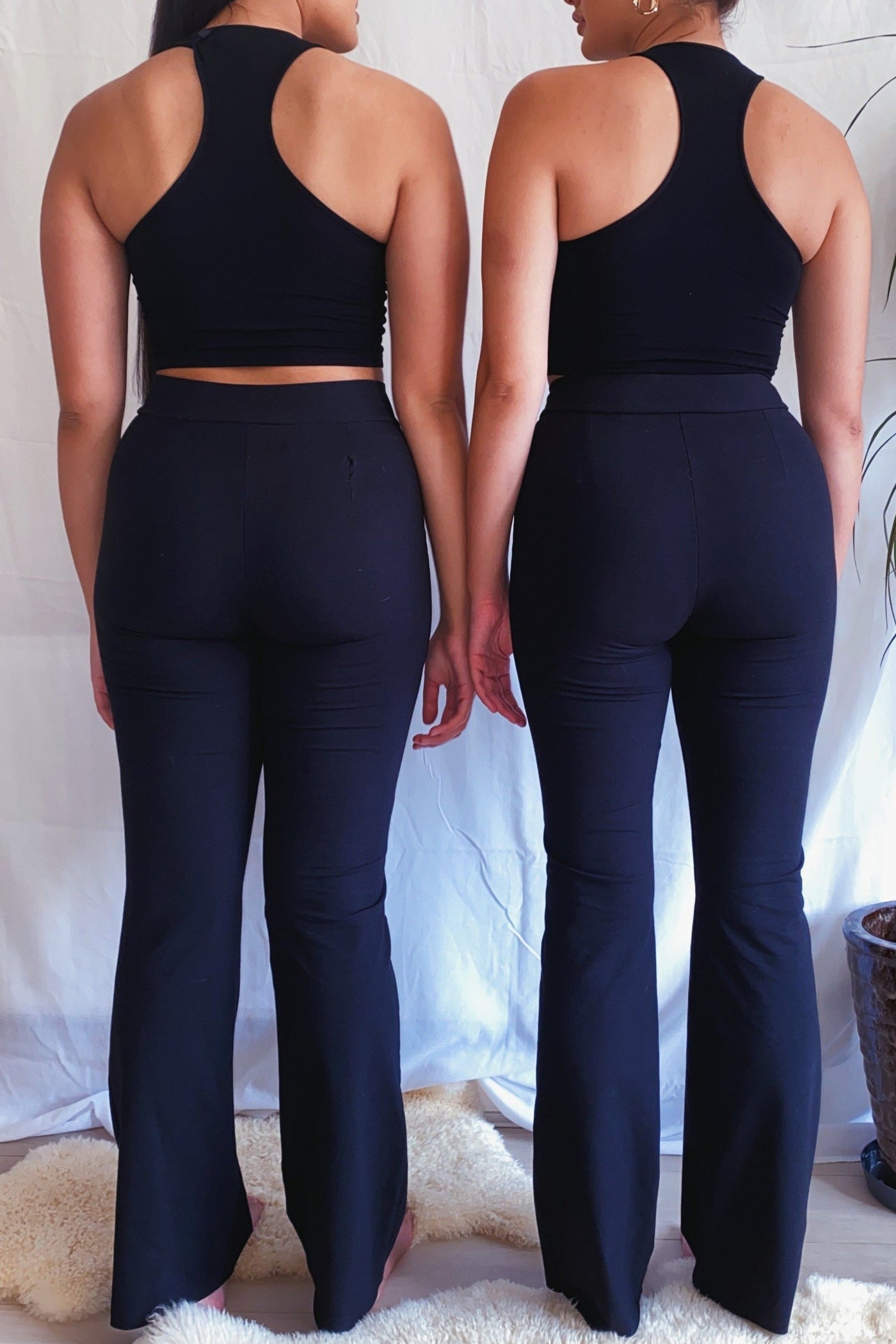 Bamboo Trousers with V-Front - Petite Length