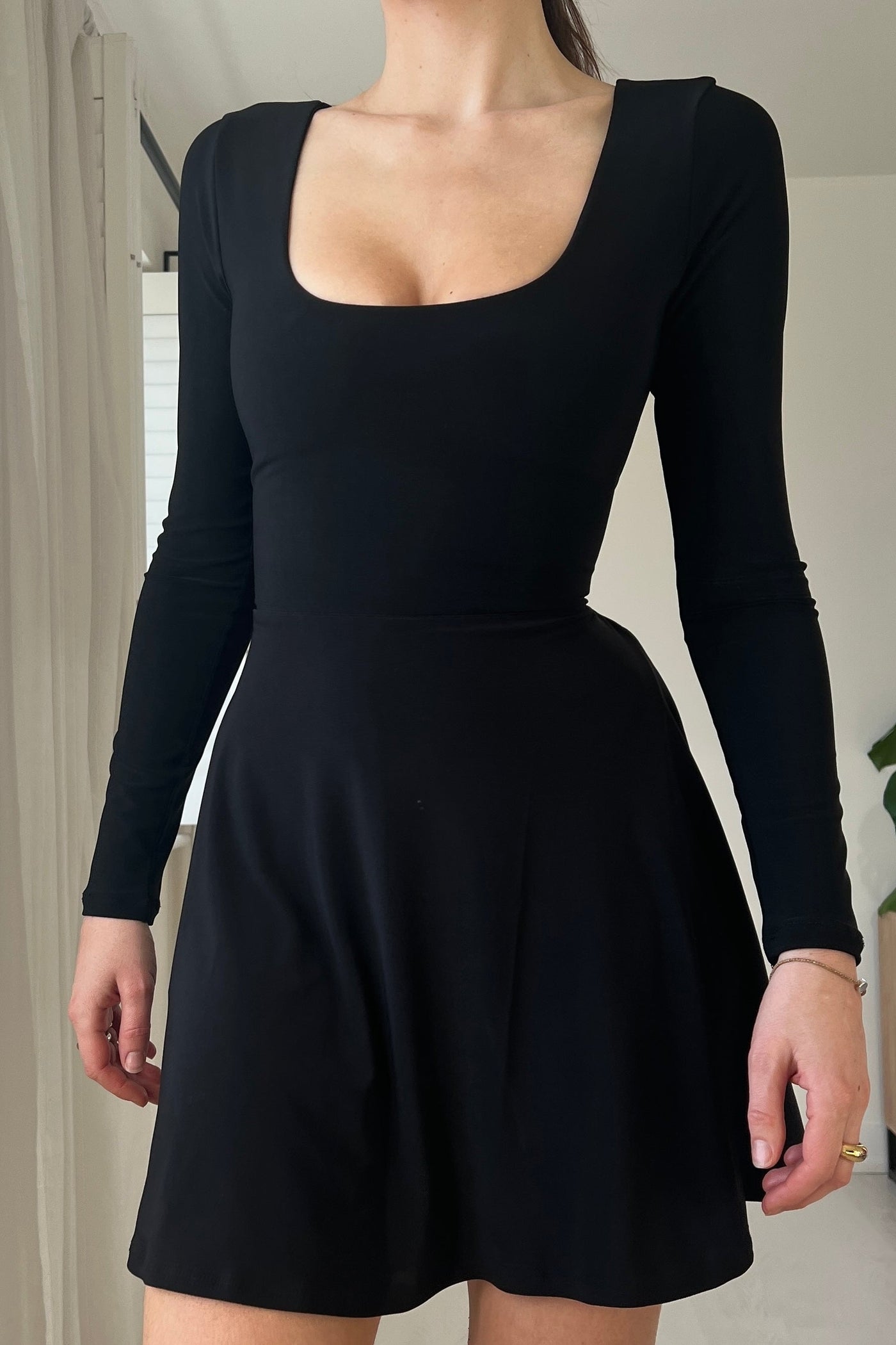 Rene Reversible Mini Dress in Organic Bamboo