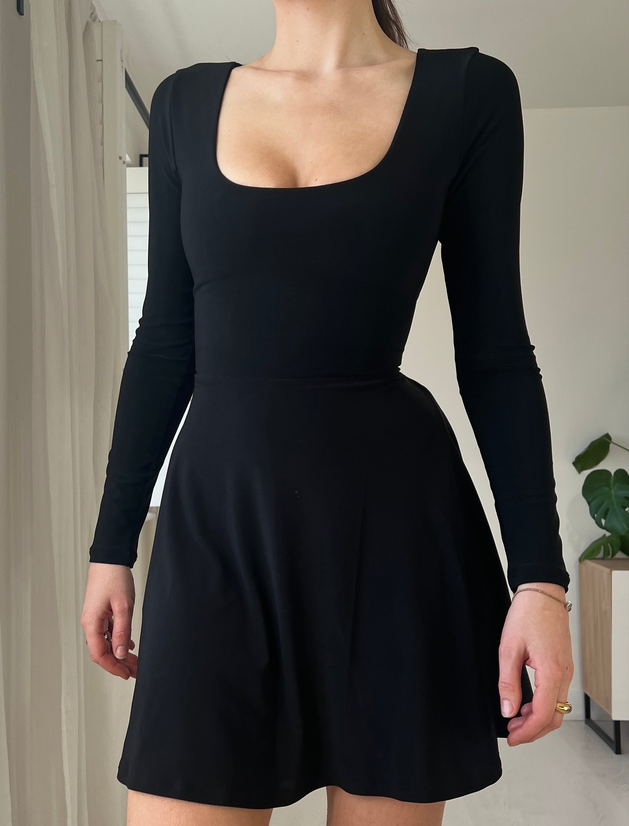 Rene Reversible Mini Dress in Organic Bamboo