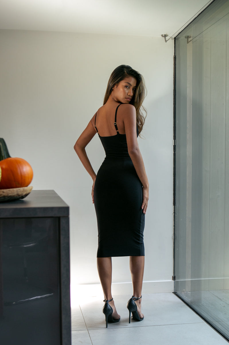 Dorset Drape Dress with Built-In Bra