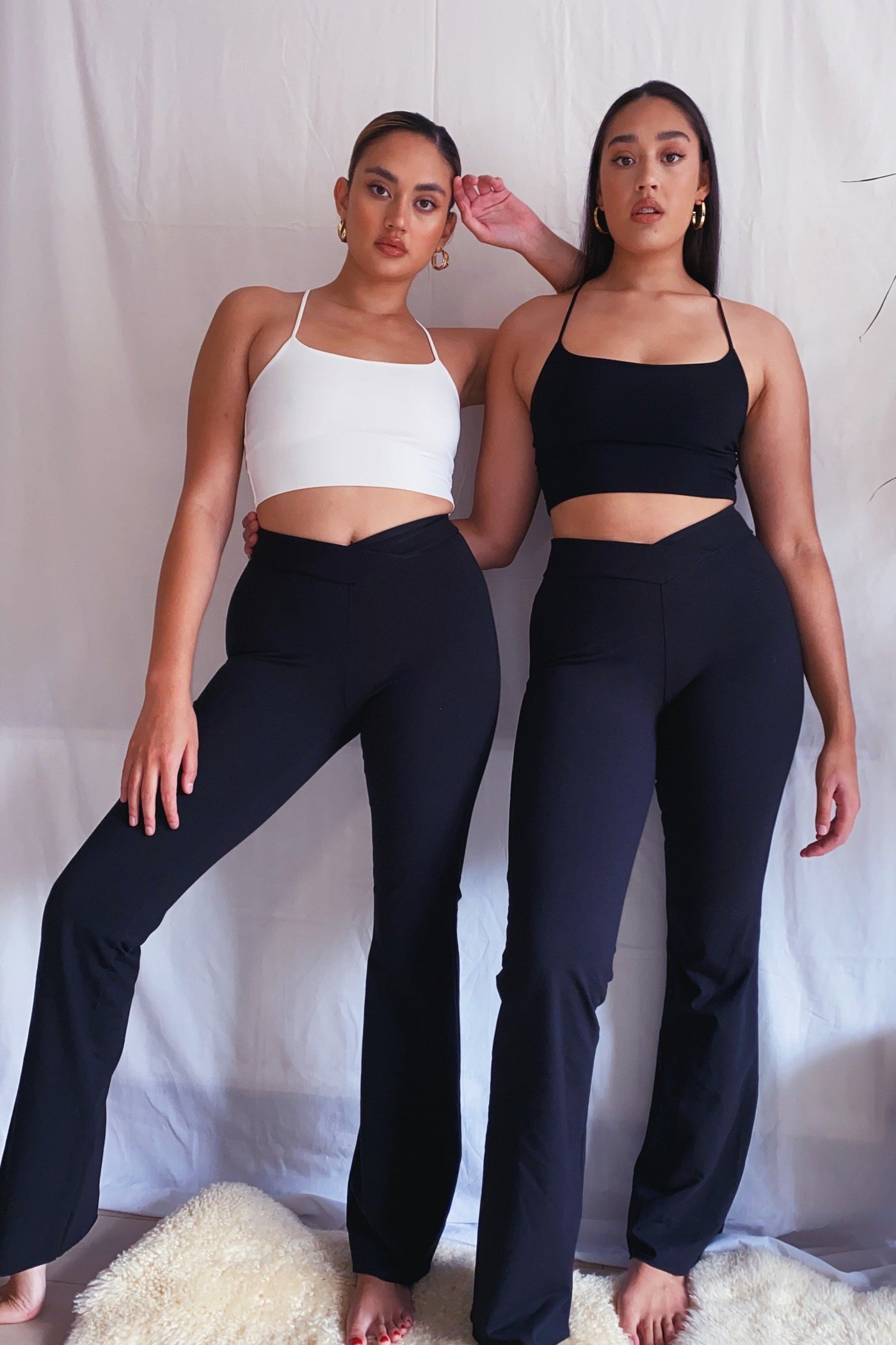 Bamboo Trousers with V-Front - Petite Length