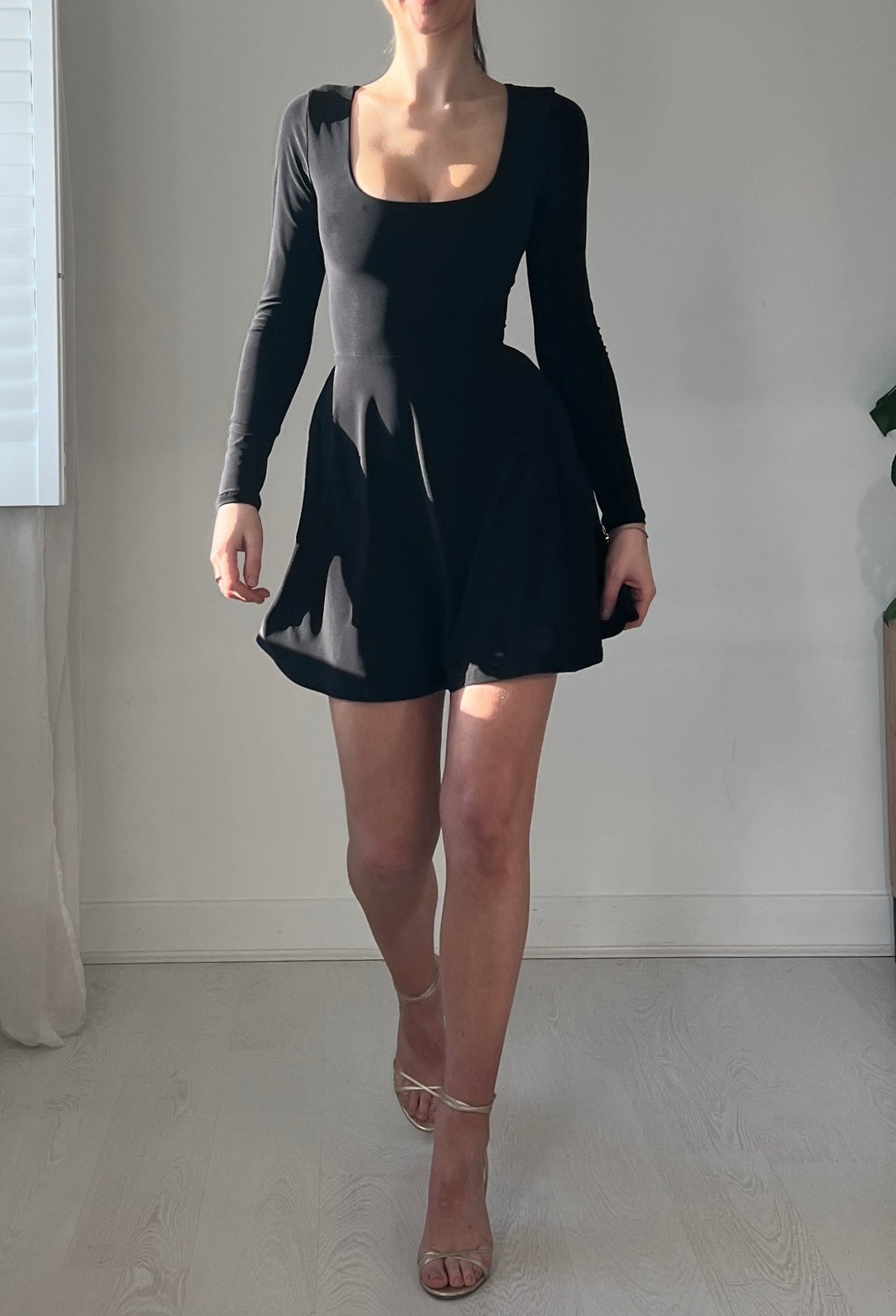 Rene Reversible Mini Dress in Recycled ITY