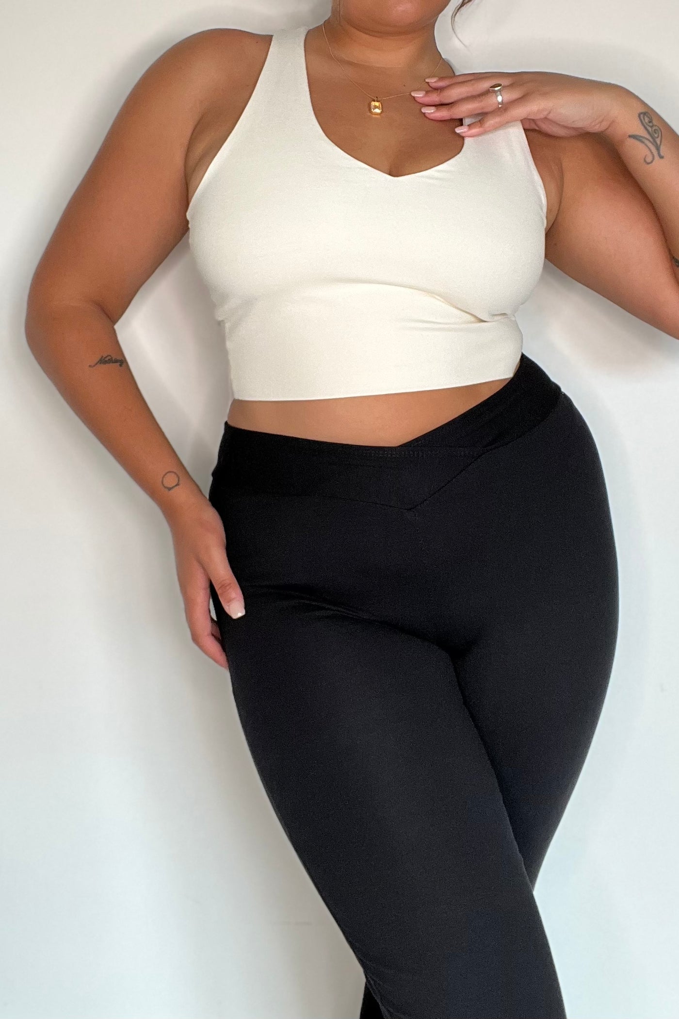 Bamboo Trousers with V-Front