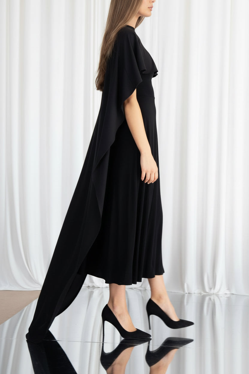 Long Drape Cape