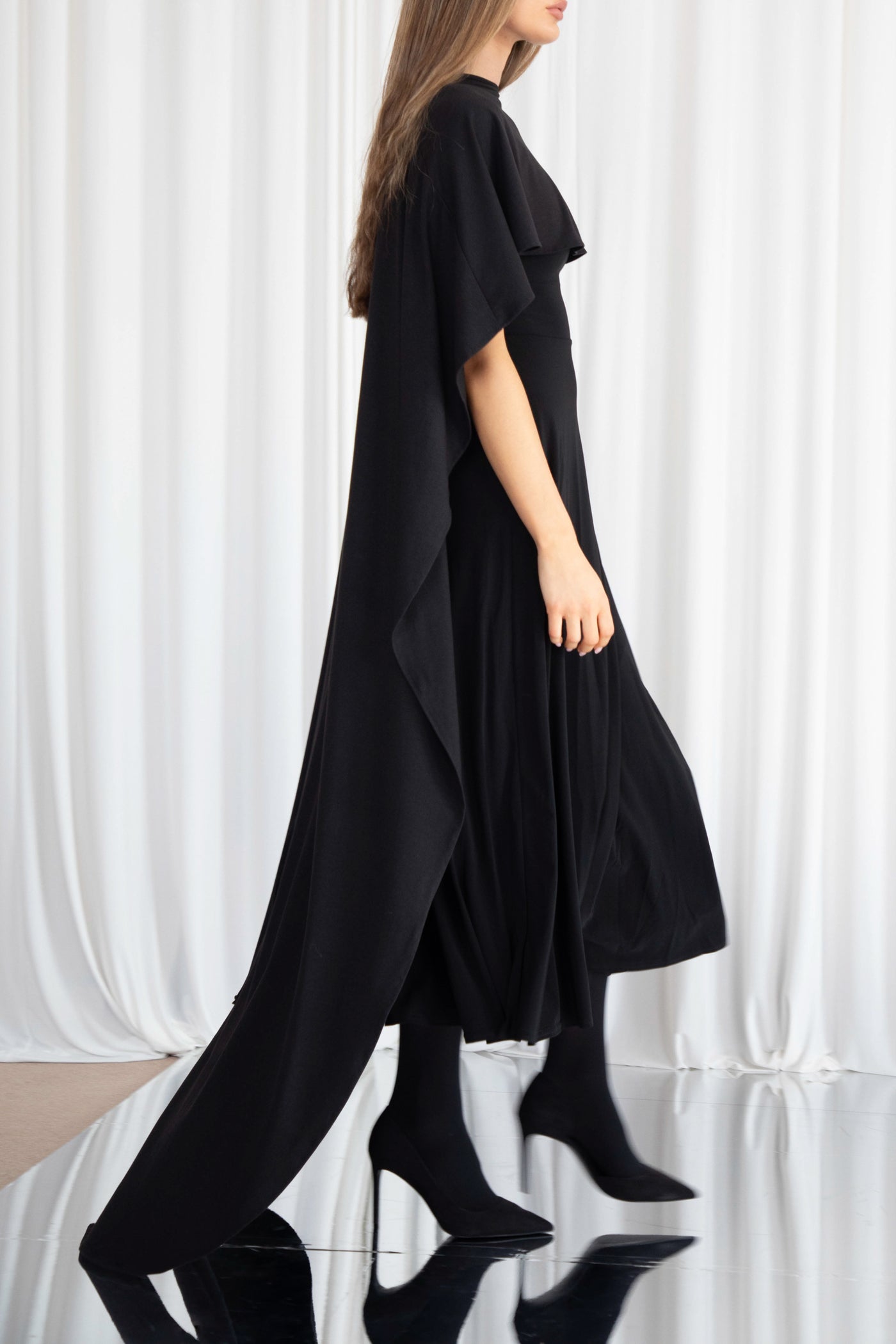 Long Drape Cape