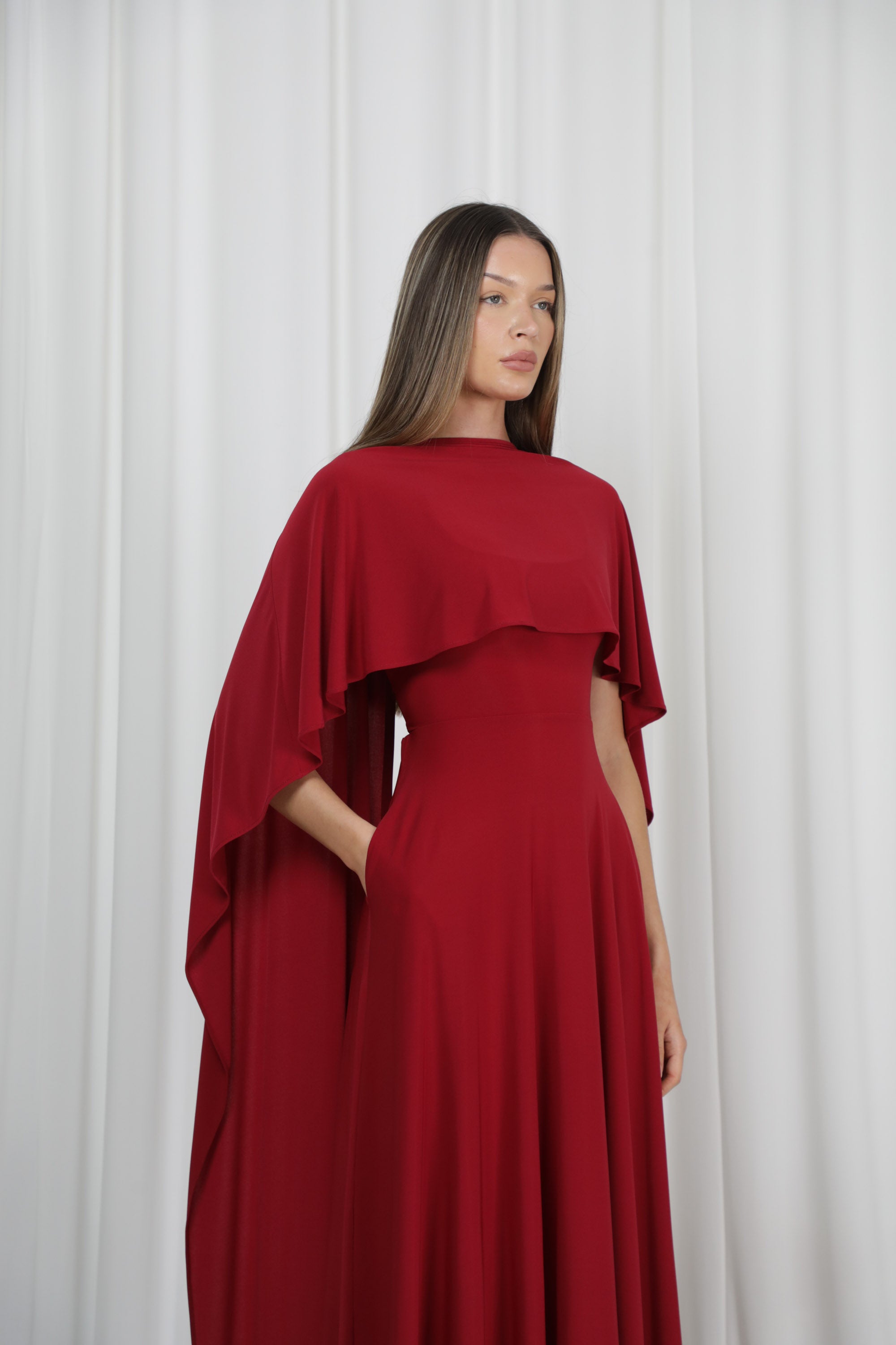 Long Drape Cape
