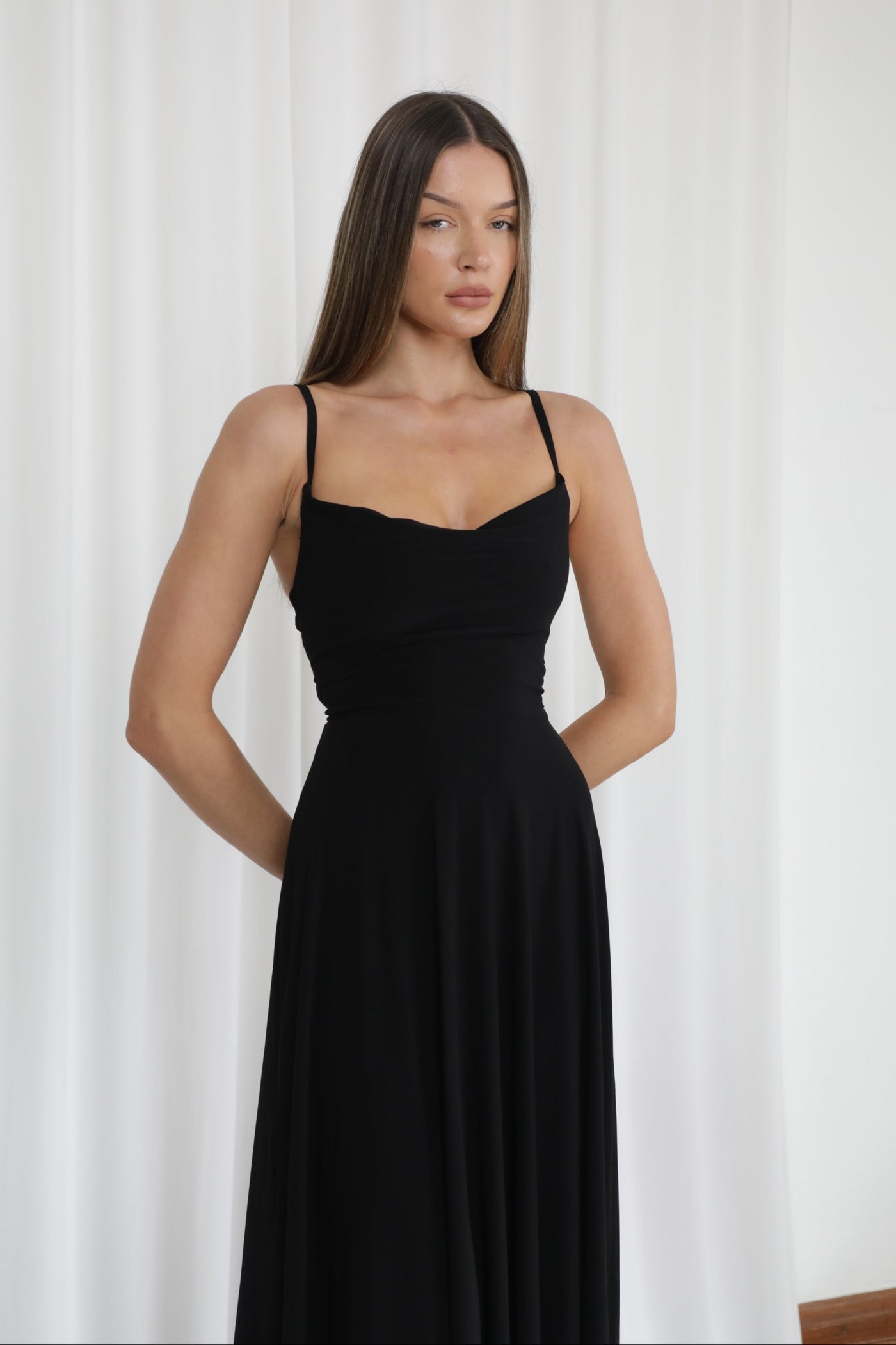 Lulah Drape Maxi Dress
