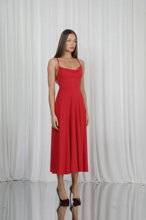 Lulah Drape Maxi Dress