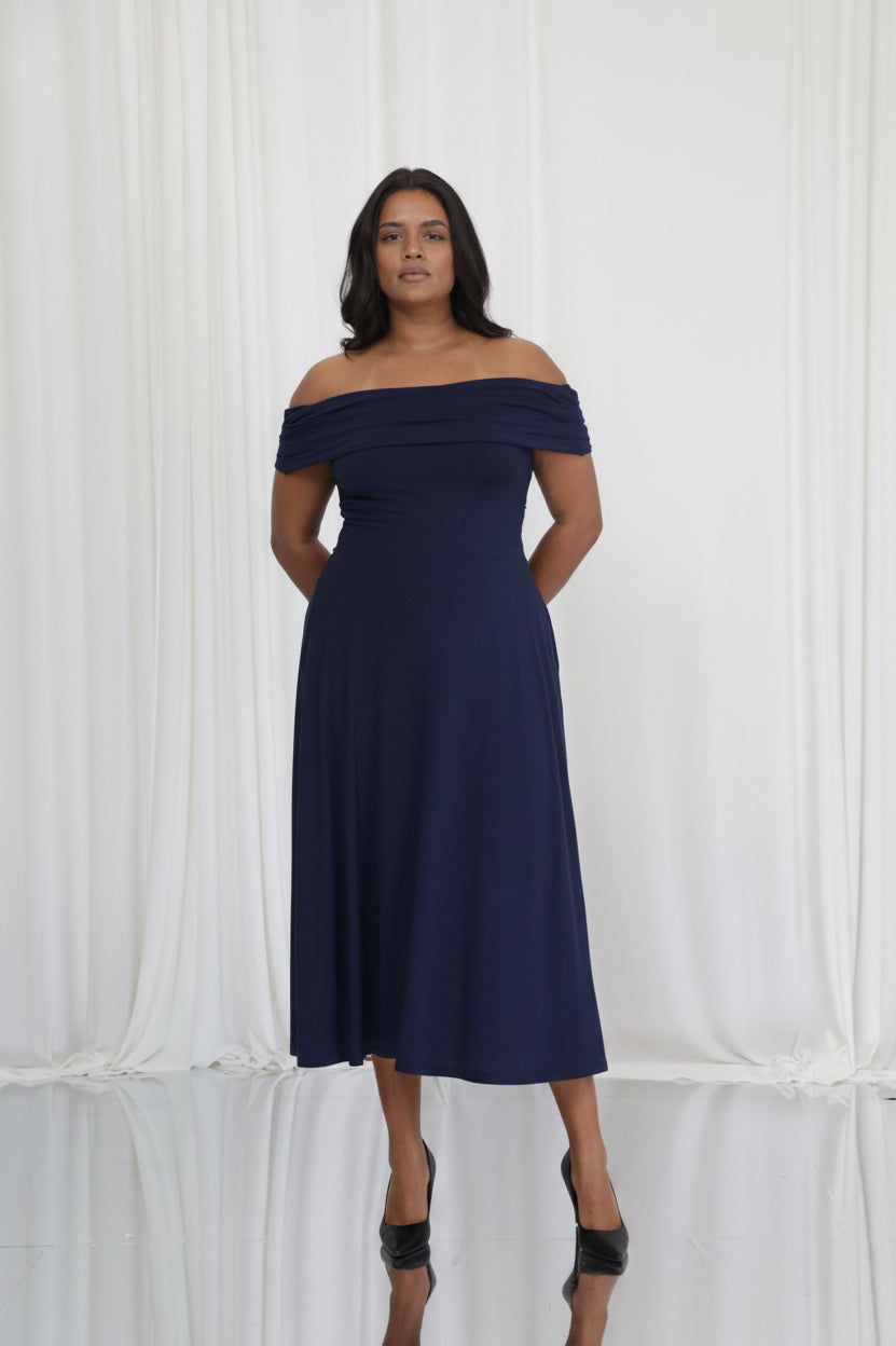Penelope Bardot Maxi Dress