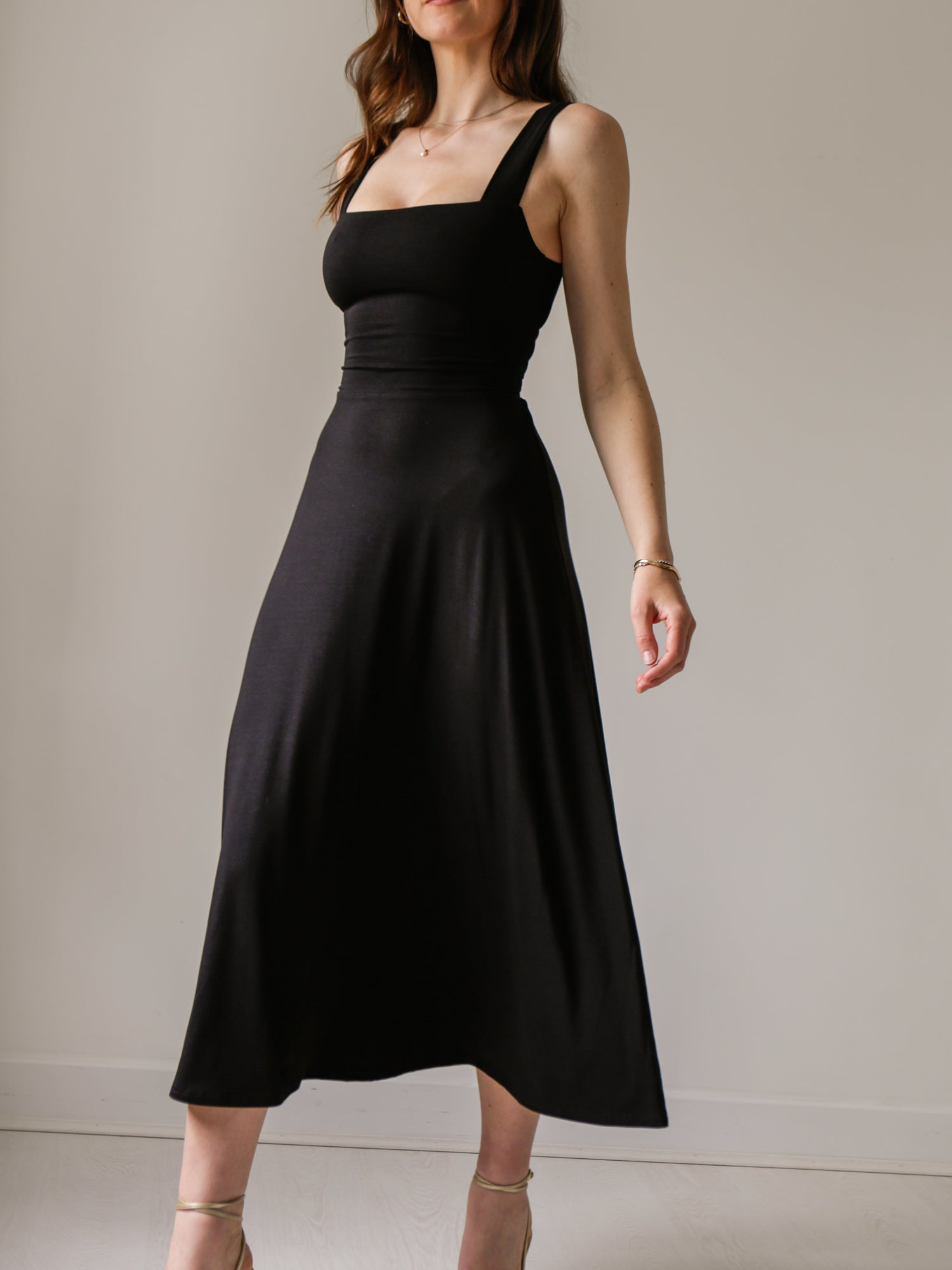 Audrey check dress アンドマリー