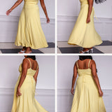 Lulah Drape Maxi Dress