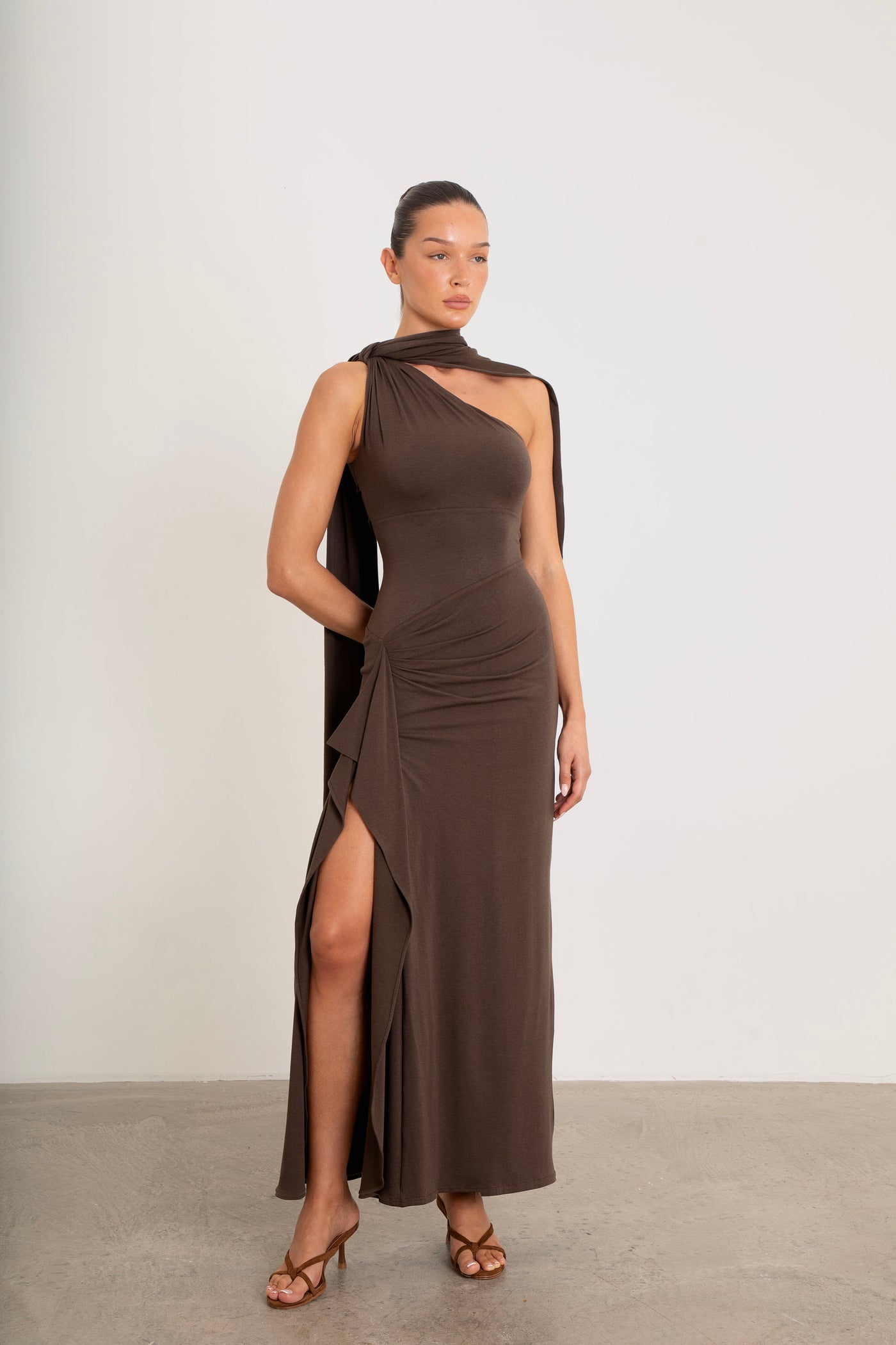 Astoria Maxi Dress with Multiway Scarf
