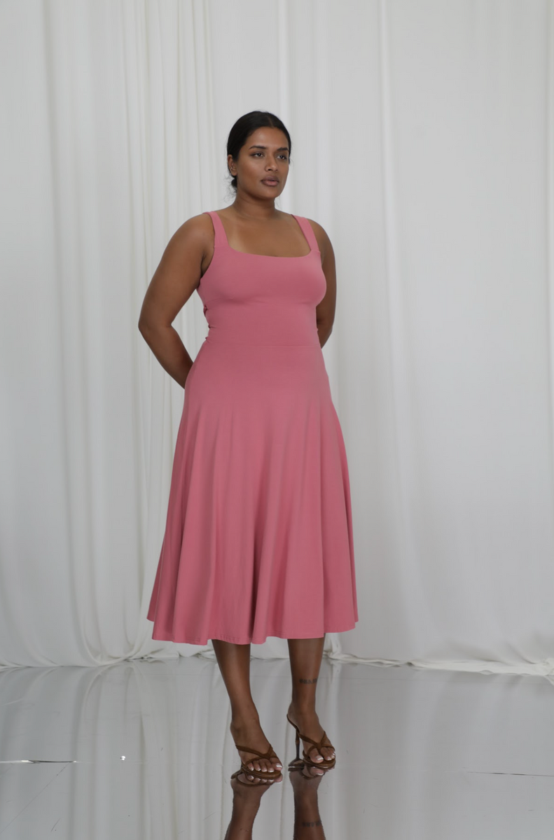 open lace back dress Audrey Dress – Dress the Population