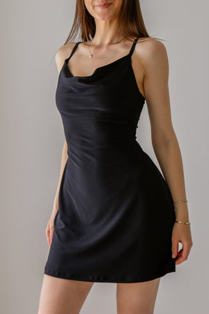 Eden Drape Mini Dress with Built-in-bra