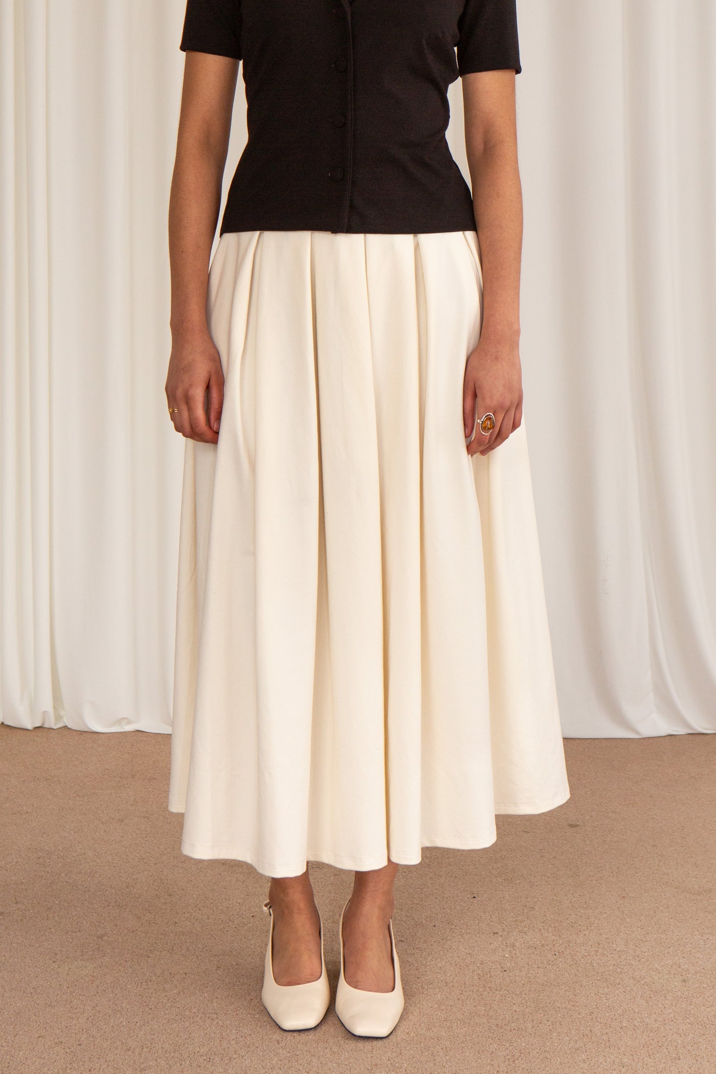 Fletcher Pleated Skirt