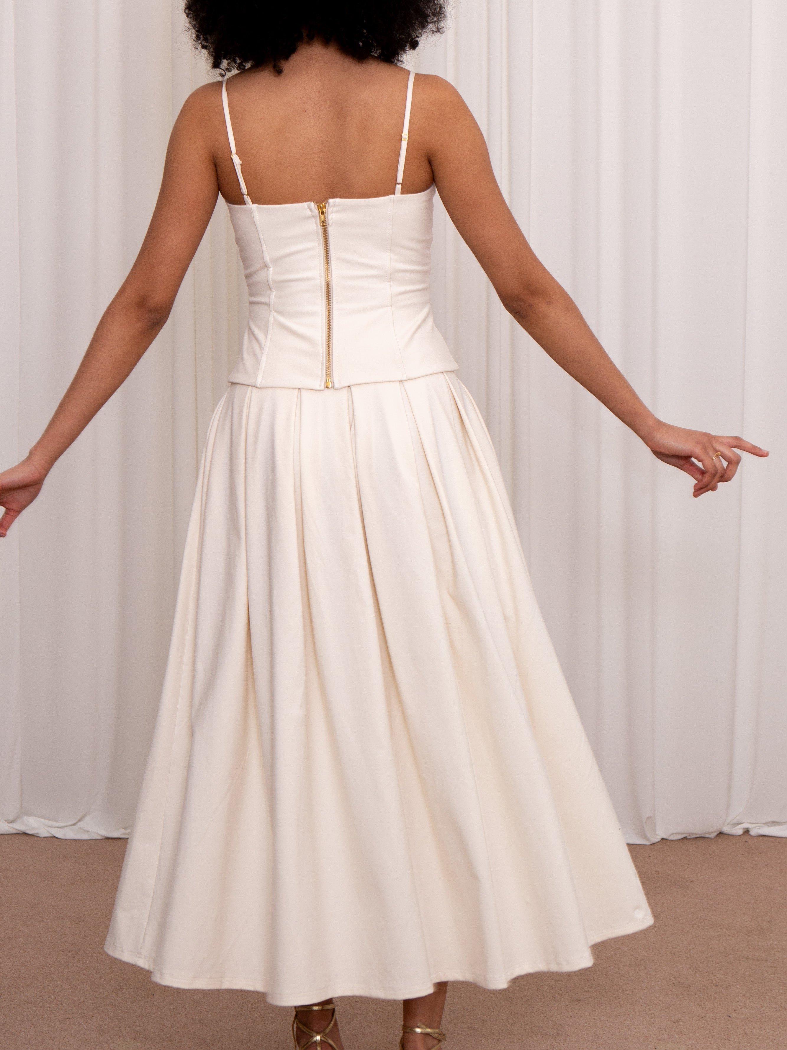 Fletcher Pleated Skirt