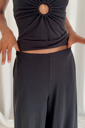 Float Wide Leg Trousers with Pockets