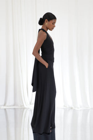 Float Wide Leg Trousers with Pockets
