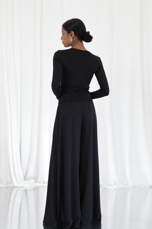 Float Wide Leg Trousers with Pockets