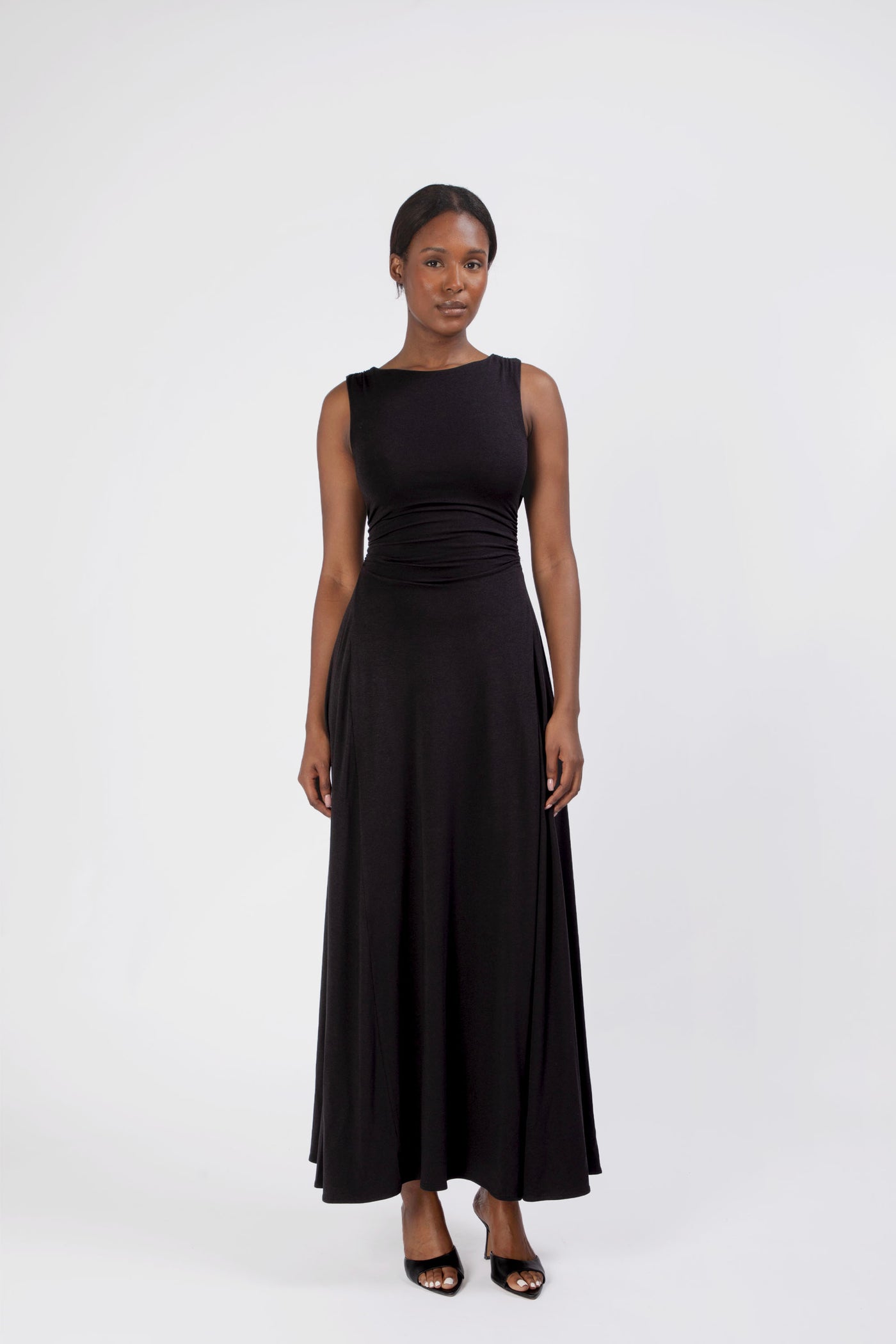 Gaia Reversible Neckline Maxi Dress