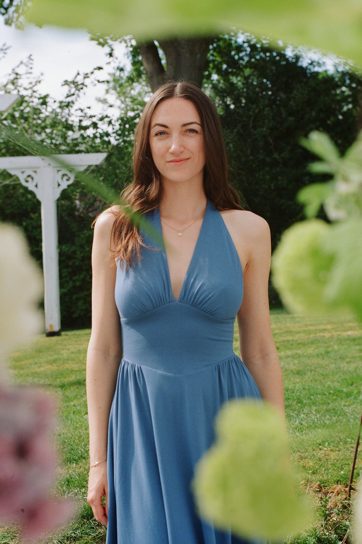 Hayes Halter Midi Dress