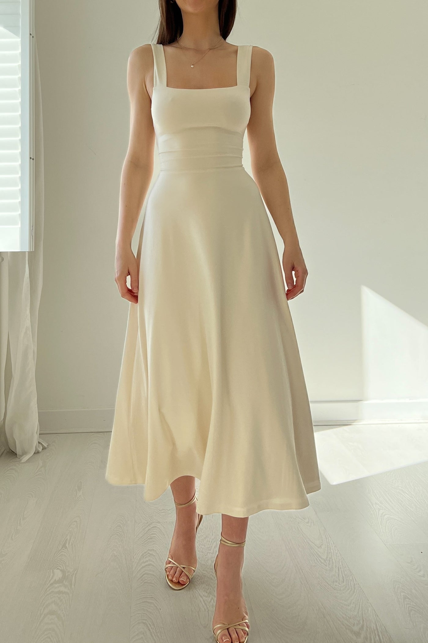 Audrey Midi Dress Organic Bamboo in Petite
