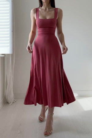 Audrey Midi Dress Organic Bamboo in Petite