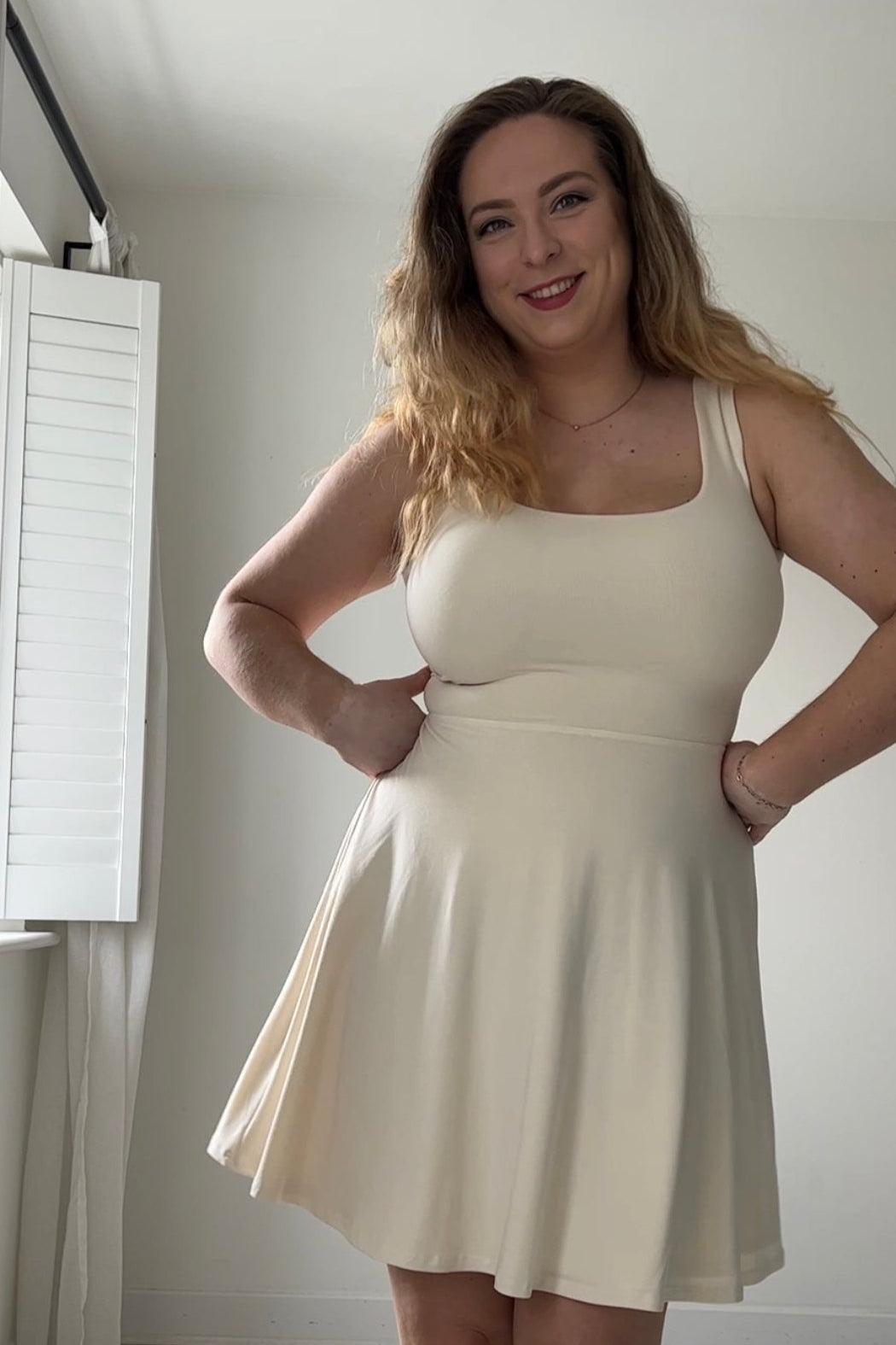 Tia Reversible Mini Dress in Organic Bamboo