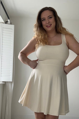 Tia Reversible Mini Dress in Organic Bamboo