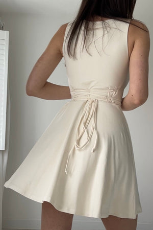 Tia Reversible Mini Dress in Organic Bamboo